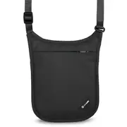 Pacsafe Coversafe V75 RFID Blocking Neck Pouch - Black