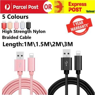 USB Fast Charging Charger Cable Cord Data For iPhone 14 13 12 11 Pro Max XR 8 7