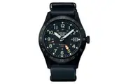 Seiko 5 Sports SSK025 GMT Field Street Style Automatic Men's Watch (Black, Leather Strap) 100M SSK025K1