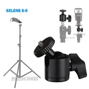 Mini Ball Head 360 Degree Swivel 1/4" Screw Tripod Monopod Mount for DSLR Camera