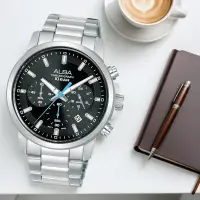 在飛比找Yahoo奇摩購物中心優惠-ALBA 雅柏 ACTIVE 三眼計時手錶 送禮首選-42m