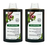 在飛比找誠品線上優惠-【KLORANE 蔻蘿蘭】奎寧養髮洗髮精400ml*2入組/