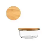 1 Pack wooden Replacement Lids for Pyrex 2-Cup 7200 Glass Bowls - BPA-Free Ro...