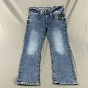Buffalo David Bitton Jeans Evan X Slim 34 x 30 Blue Medium Wash NWT MSRP $109