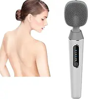 Electric Body Brush Back Scrubber, Electric Shower Brush with 5 Modes Adjustment, IPX6 Waterproof, Bath Brush Long Handle with LCD Display Screen for Deep Cleansing & Back Massage