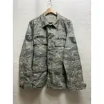 48-47🇺🇸美軍公發 US AIR FORCE ABU 空軍虎斑迷彩襯衫 尺寸：46R 美軍流出品