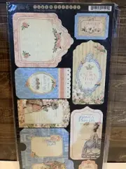 NEW Graphic 45 **GILDED LILY** Tags & Pockets 2 sheets Scrapbooking Royalty