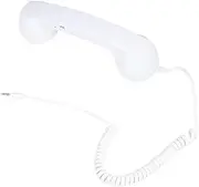 ARTIBETTER Retro Telephone Handset Adjustable Tone Radiation Receiver for Mobile Phones Plug Reduction Design for Enhanced Call Comfort