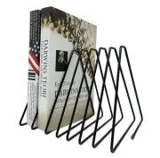 Book Organizer Magazine Holder, Desktop File Sorter Organizer Bookshelf Booke...