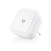 5 pcs Mini Auto Night Lamp LED Light Built-in Light Sensor Control White Bedside Light Wall Lamp US/EU WHITE COLOR