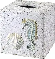 Avanti Linens Coastal Terrazzo Collection, Tissue Cover, Multi