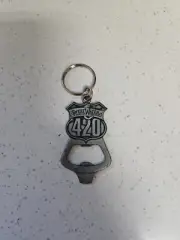 Sweetwater 420 Metal Bottle Opener Keychain Brewery Georgia Brewing Company Beer