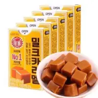 在飛比找蝦皮購物優惠-韓國 LOTTE 樂天 濃郁焦糖牛奶糖 50g (10顆/盒