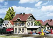Faller 282707 Guglingen Station with Shed Z Scale Building Kit