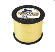HERCULES Strong 90Lbs 0.50mm Yellow Braid Fishing Line 4 Strands 500M