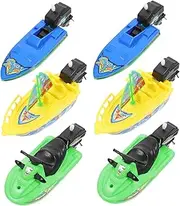Toddmomy Pack Water Play Toys Boys and Girls Bath Boat Toys Set for Toddlers for Boys and Girls Random