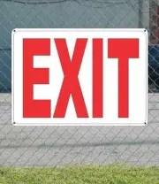 EXIT - OSHA Safety SIGN 10" x 14"