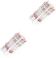 VANZACK 2sets Water Ph Testing Paper Hot Tub Salt Test Digital Pool Water Tester Water Hardness Test Pool Clarifier Test Strips Pool Aquarium Test Strips Pool Test Strips Colorful 50pcs*2