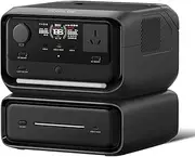 EF ECOFLOW River 3 Max(560) Portable Power Station, 554Wh Expansion LiFePO4 Battery with 10-Year Lifespan, Built-in 140W USB-C Port for Charging/Discharging, Extra Battery EB300 Use Independently