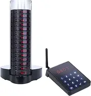Restaurant Pager System, Guest Paging Queuing System, 15 Pagers Beepers, 3 KM Distance, 72 Hour Standby, Social Distancing Buzzer for Food Trucks/Restaurants/Cafes/Hospitals
