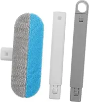 HAPINARY Hair Removal Brush Carpet Hair Removal Tool Dog Hair Brush for Car Upholstery Hair Remover Hair Remover for Clothing Double Sided Hair Remover Car Seat Remover Sky-Blue Abs