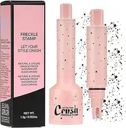 Faux Freckles Stamp, Natural Lifelike Fake Freckles Makeup Pen, Quick-Dry Gentle Fake Freckles Pen, Waterproof Sweatproof Face Freckle Stamp Pen Makeup, Stamps Pens for Natural Sun Freckled Look
