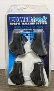 Hiking Power Trek Nordic Walking System Replacement Tips New 4 Walking Pads