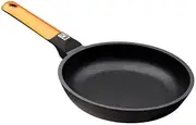 BRA Efficient Orange | 20cm Cast Aluminium Frying Pan with Platinum Plus Non-Stick Coating - Suitable for All Heat Sources Including Induction