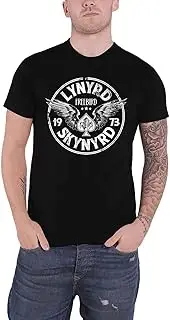 [Lynyrd Skynyrd] Black Freebird '73 Wings Men's T-Shirt Black Band Merch
