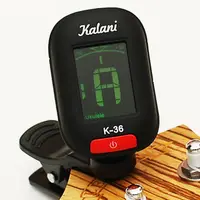 在飛比找PChome24h購物優惠-Kalani 烏克麗麗 5合1多功能雙色冷光調音器(黑色)