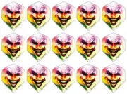 5 New Sets Ruthless iFlights Standard Dart Flights -Ships w/Tracking- Evil Clown