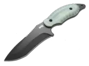 SOG Knives Kiku FX KU-2025 Black CPM-S35VN Steel Natural G-10 Fixed Blade Knife