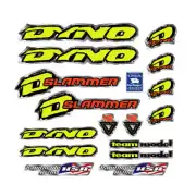 DYNO - 1993 SLAMMER decal set on chrome - old school bmx
