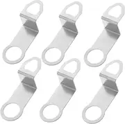 OFFIGAM 6pcs Clock Movement Hooks Back Hanger Hooks Metal Bracket Parts for Quartz Clock Mechanism Ideal for Home Office