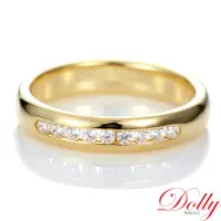 在飛比找momo購物網優惠-【DOLLY】0.20克拉 14K金輕珠寶黃K金鑽石戒指
