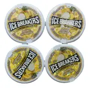 4x Ice Breakers 1.5 oz GOLDEN PINEAPPLE Breath Mints Limited Edition BB12/2025