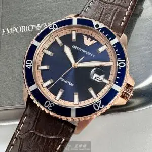 星晴錶業 ARMANI阿曼尼手錶編號:AR00047 寶藍色錶盤玫瑰金錶殼石英機芯簡約,潛水錶,中三針顯示 別擔心太貴，只要給讚就會優惠唷 ️ ️ ️ ️