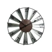 Willow & Silk 60 cm Windmill Wall Clock