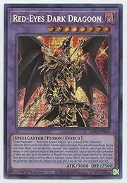 YU-GI-OH! Red-Eyes Dark Dragoon - MP22-EN264 - Prismatic Secret Rare - 1st Edition - Collectible Card Game Single - Card