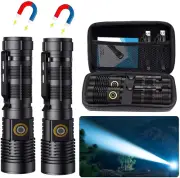 Rechargeable Tactical Flashlights 20000 High Lumens - 1500 Meters Long Beam Supe
