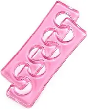 MODINK Toe Separators Flexible Soft Silicone Finger Toe Spacers for Nail Polish Pedicure Tools (Pink)