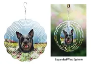 Australian Cattle Dog Wind Spinner