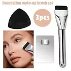 Flat make-up Brush foundation make-up palette Powder puff tools 3pcs/set D9Y9