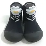 韓國 ATTIPAS 快樂腳襪型學步鞋- 黑色小花