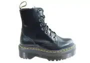 Brand New Dr Martens Jadon Black Polished Womens Fashion Lace Up Boots