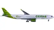 1:400 JC Wings Citilink AIRBUS A330-900neo Passenger Airplane Diecast Model