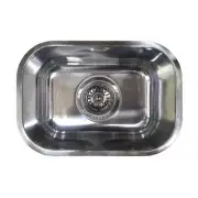 Small Bar single Bowl Inset Kitchen Sink CM1 8L Stainless Steel Tub 330x225x140