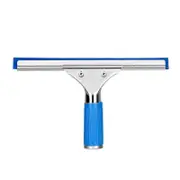 Professional Window Squeegee with Rubber Lip Long Handle Bathroom Shower Window Wiper Glass Cleaning Tool Jikaix Blue 30cm
