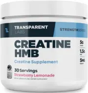 Transparent Labs Creatine HMB - Creatine Monohydrate Powder with HMB for Muscle
