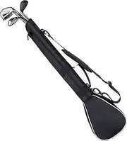 Golf Carry Bag - Folding Golf Club Bag Storage Case - Portable Organizer Pouch, Outdoor Sport Equipment Carrier Heavy Duty for Travel, Range, Course, Training